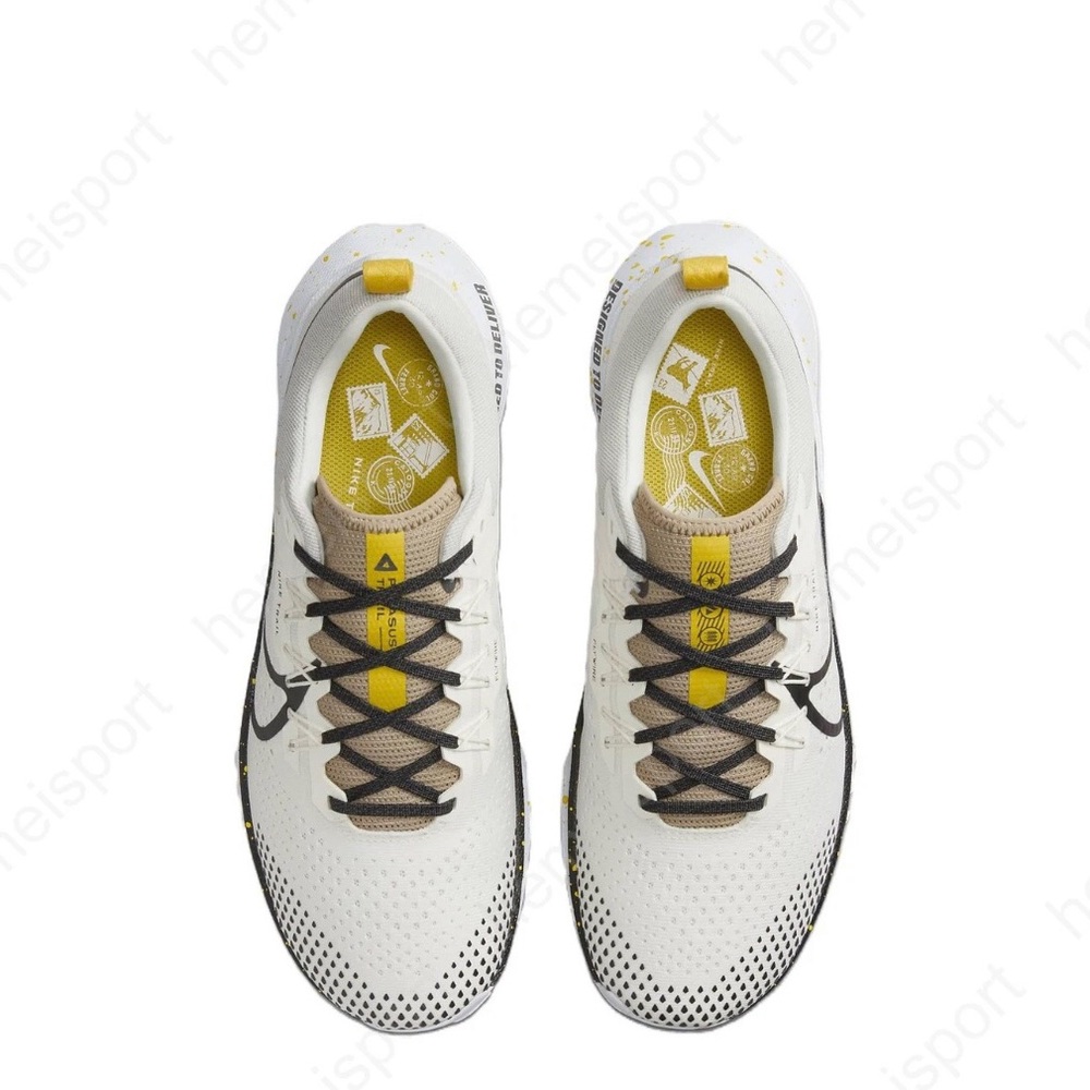 Level SS/New - Nike React Pegasus Trail 4 Low Pale Ivory Khaki - DJ6158-100 new - Picture 4 of 6